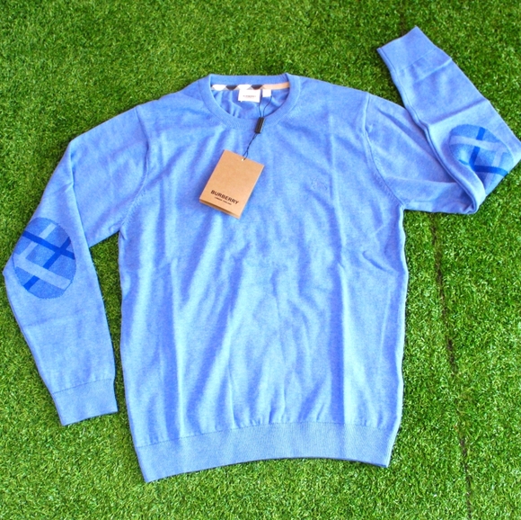 burberry blue sweater